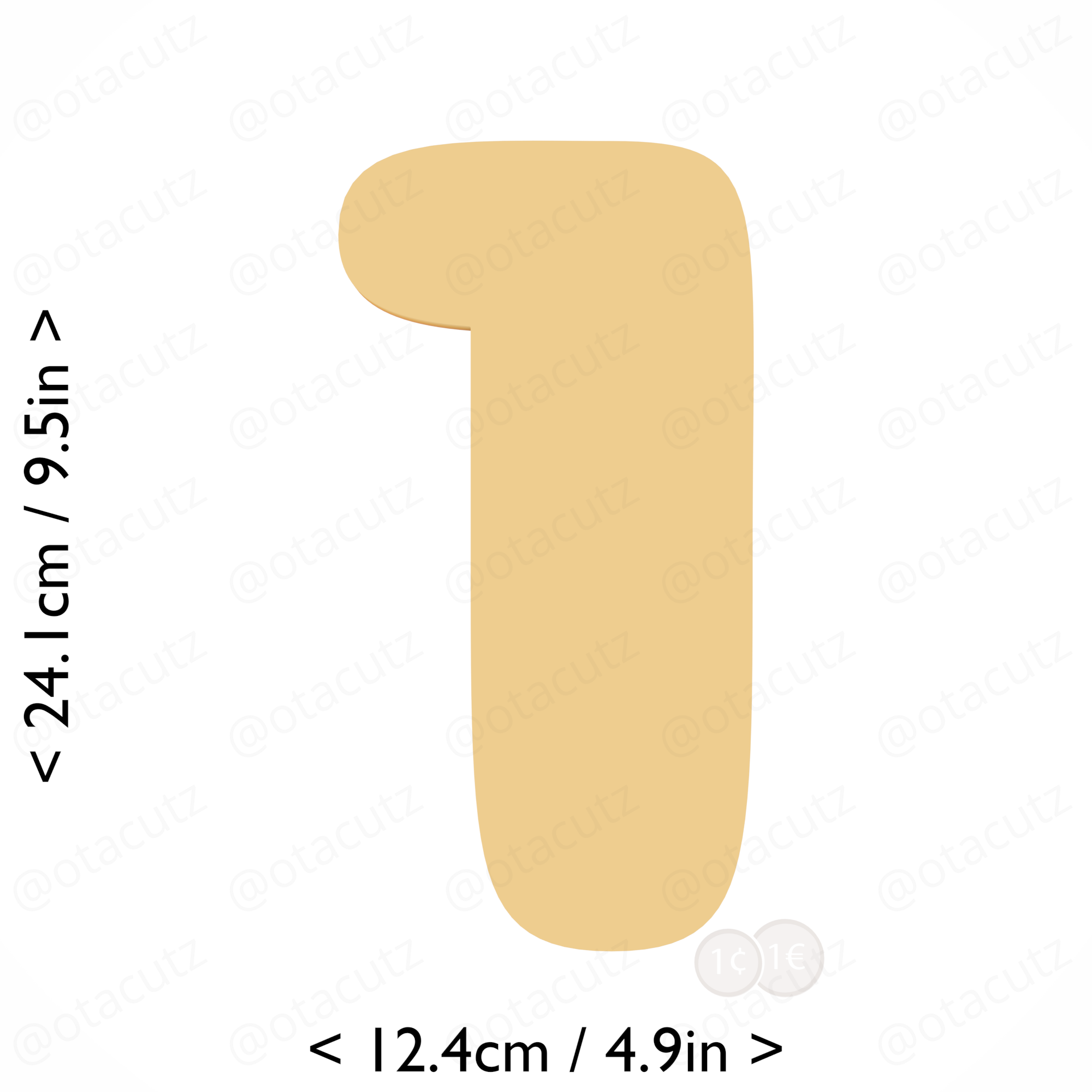 stl-file-number-one-cookie-cutter-9-5in-24-1cm-model-to-download-and