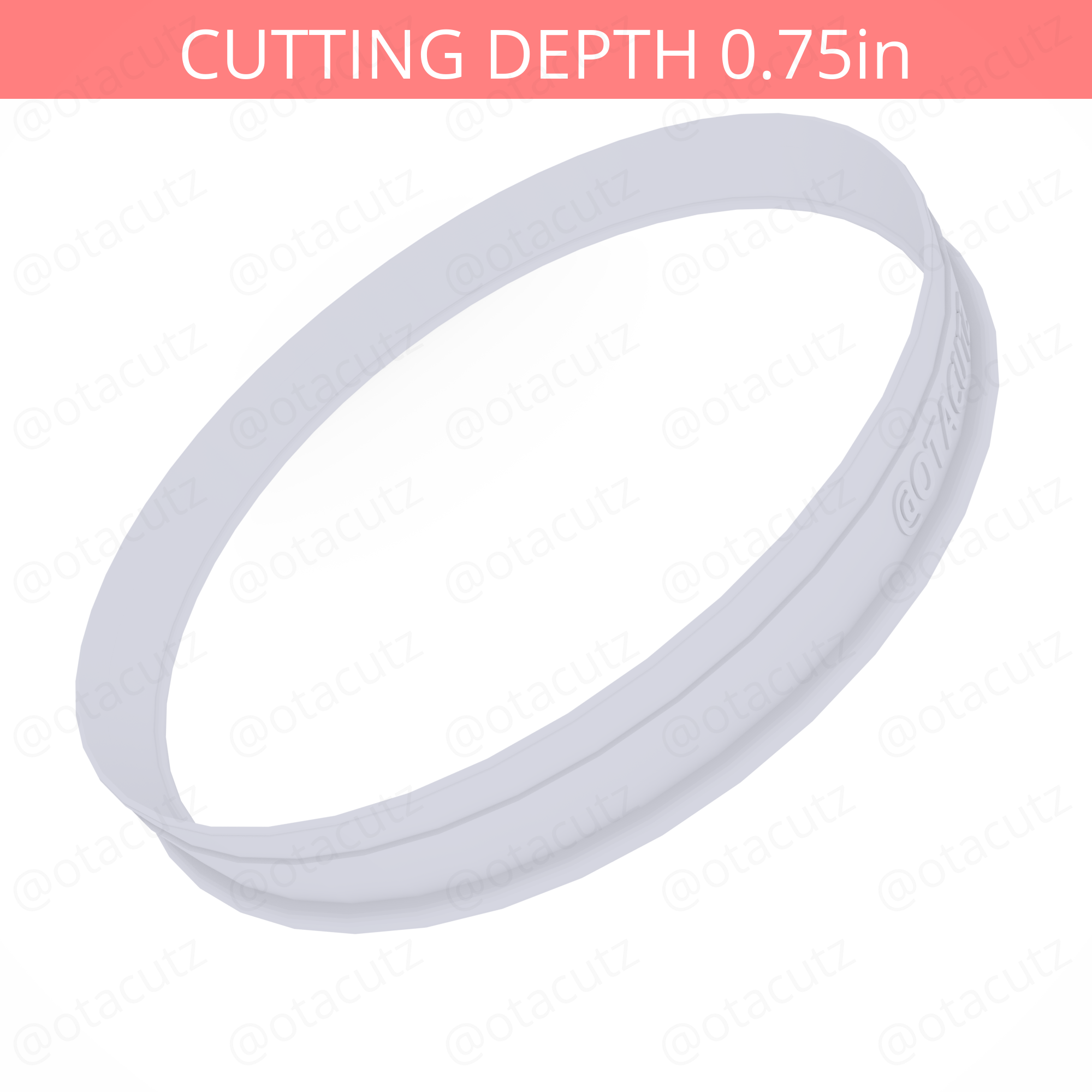 Archivo STL Cortador de galletas redondo 5.75in / 146.05mm 🍪・Objeto de