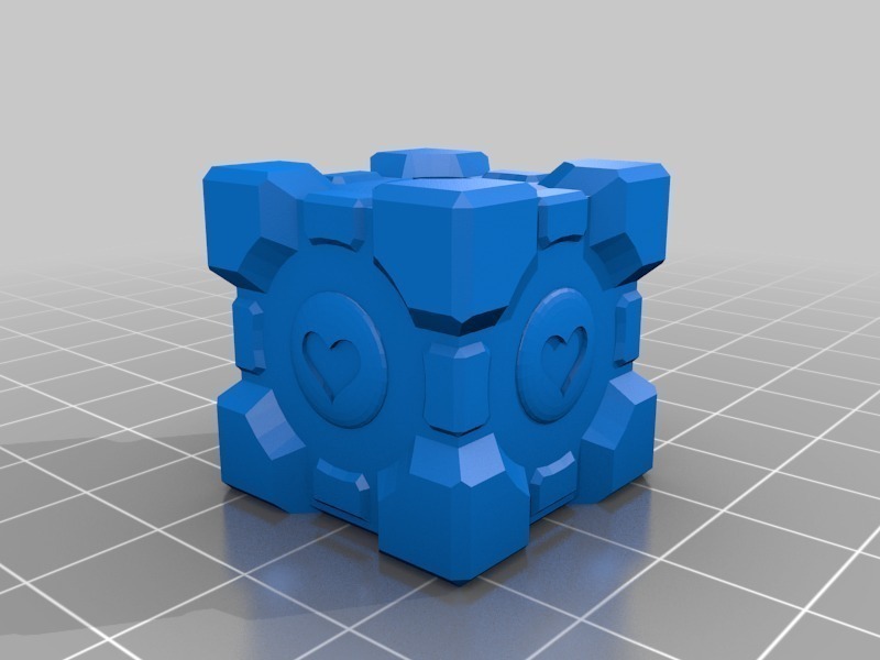 Free STL file Companion Cube Upgrade・3D printer model to download・Cults