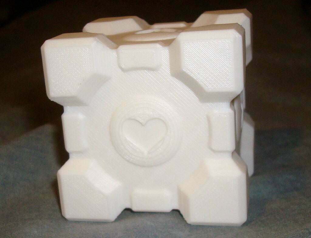 Free STL file Companion Cube Upgrade・3D printer model to download・Cults