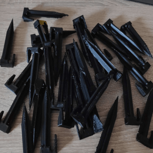 Download STL file Gardena Robot Lawn Mower Guide Wire Clip • 3D