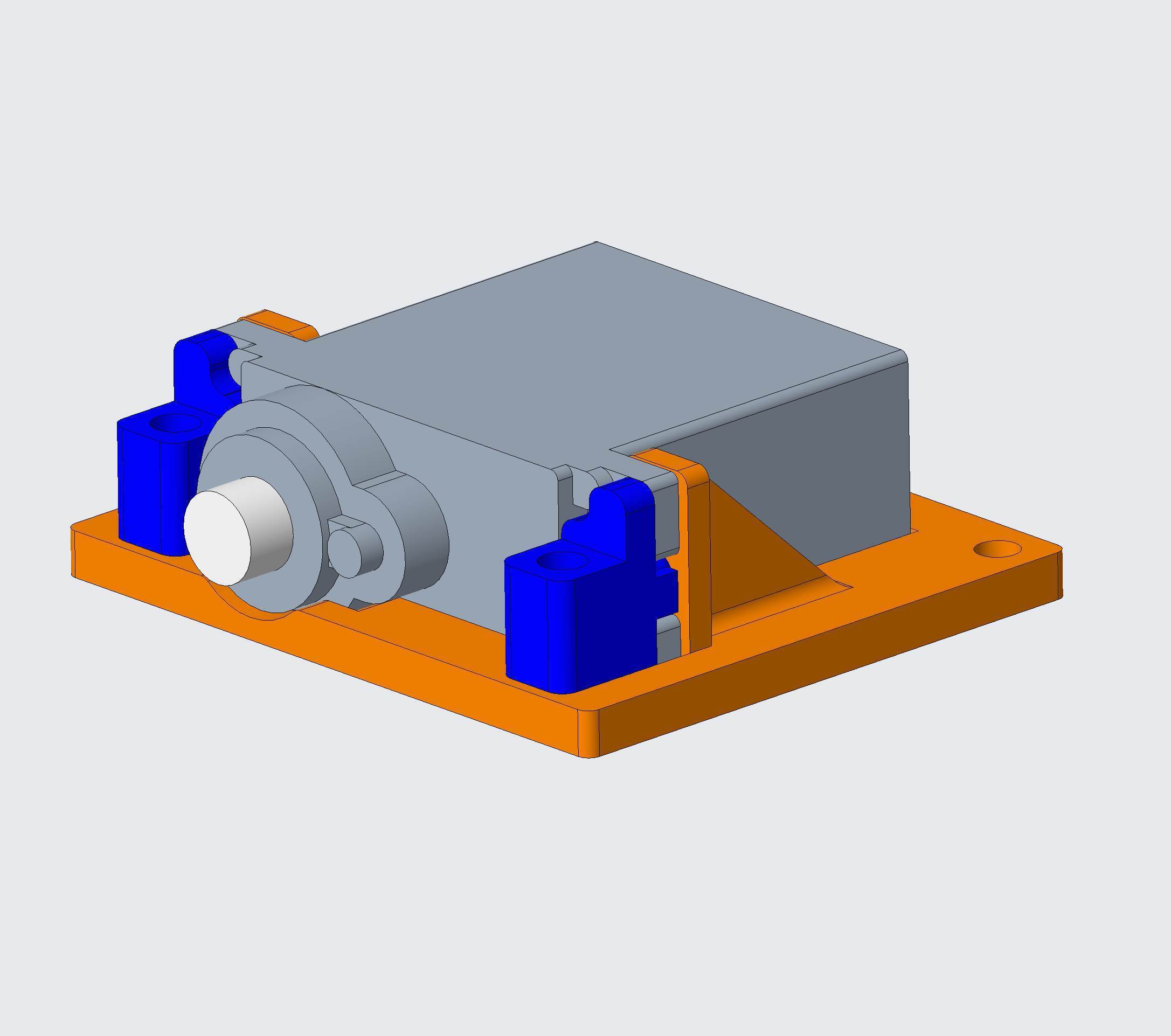 Free STL file Servo support CORONA CS929 MG (new generation)・Object to