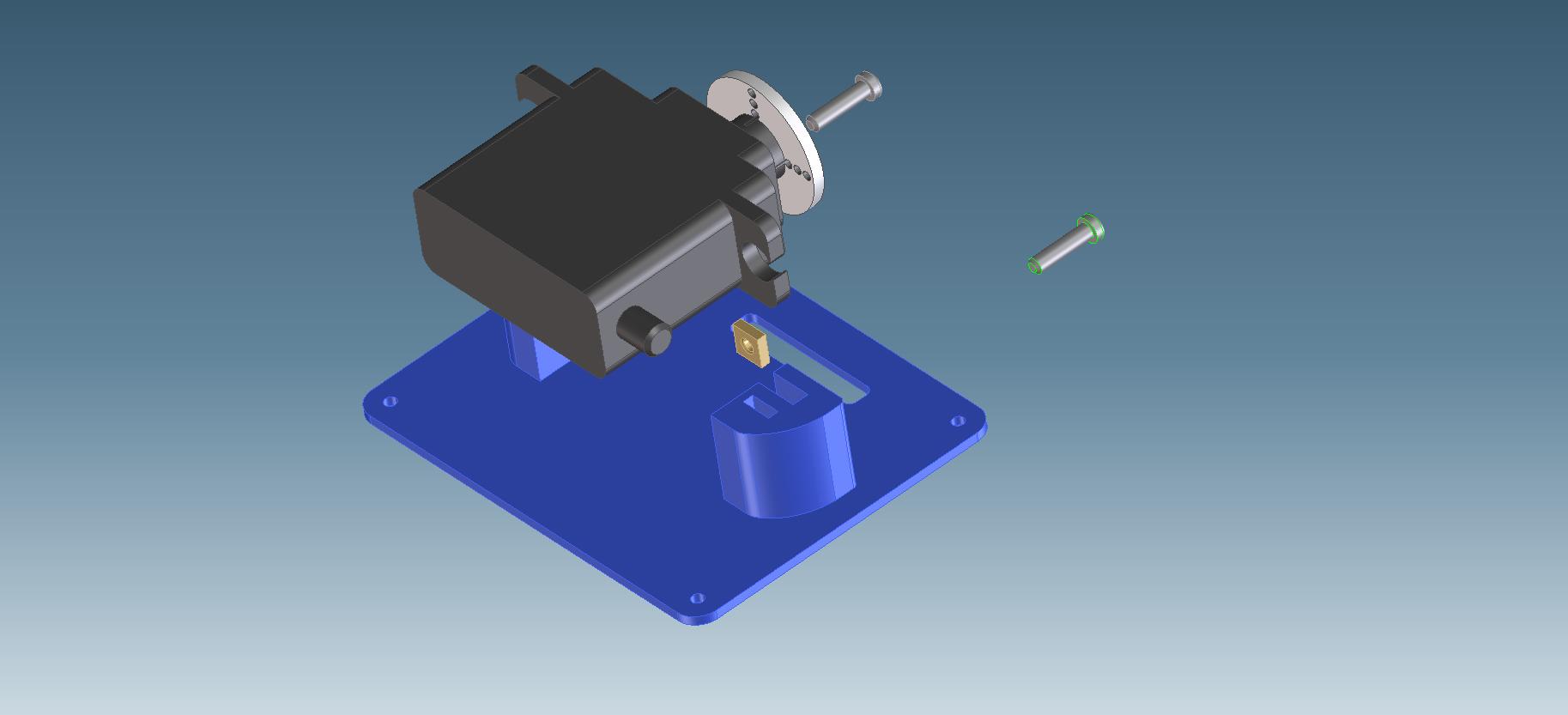 Free STL file HS82MG Servo mount 👽・3D printer model to download・Cults