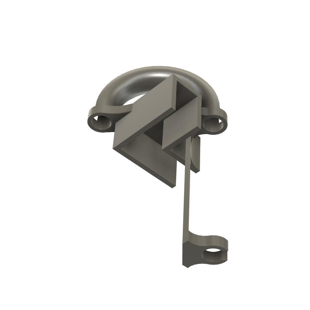 STL file Antiangle backstop support Bubbler or CO2 🐠・Model to download