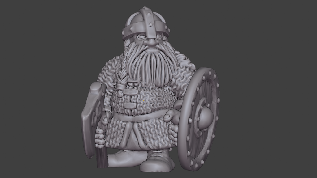 Free 3D file Warrior Dwarf・3D printable model to download・Cults