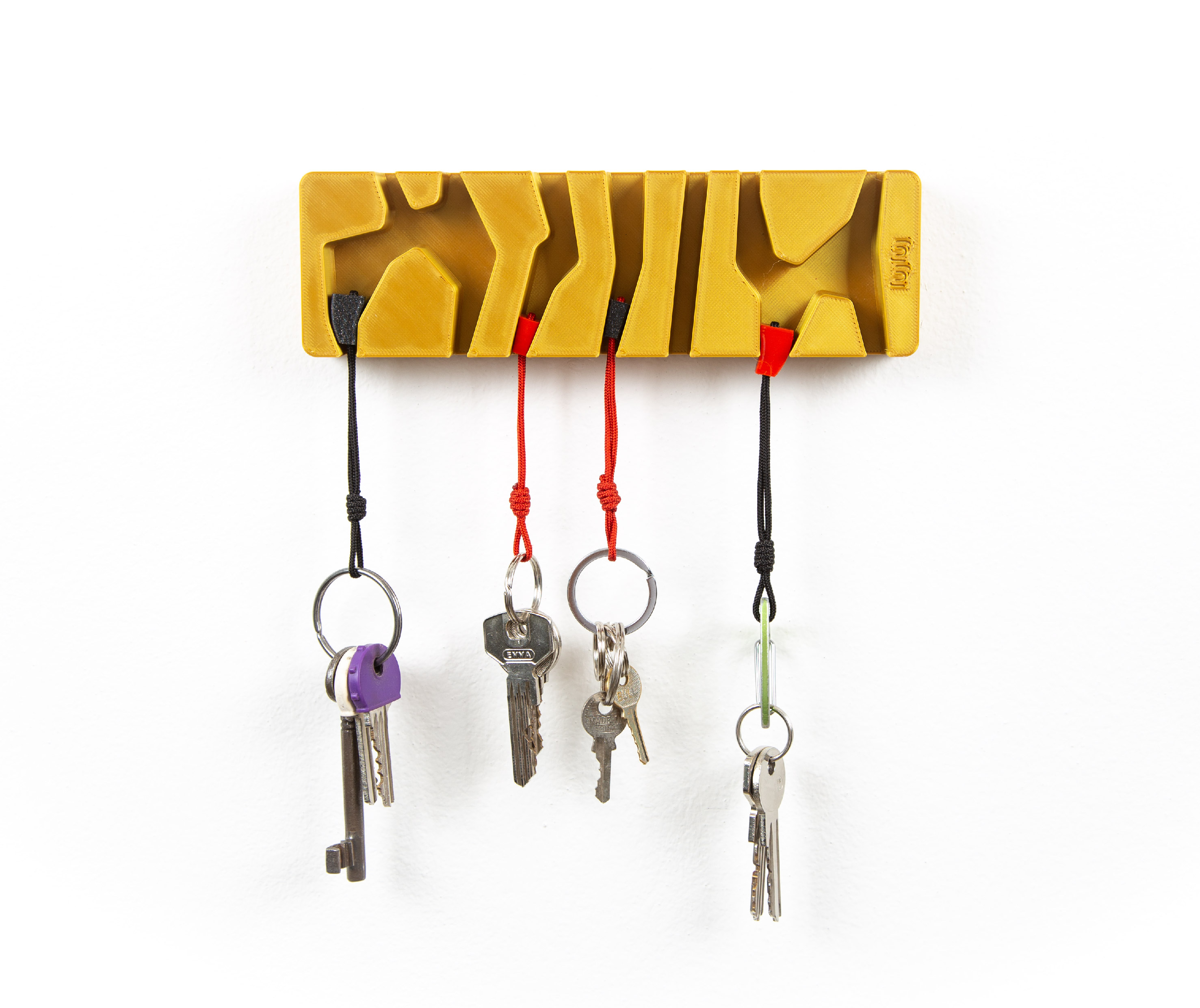 STL file Climbing, Plastic key holder with nuts 🧗・3D printing design to