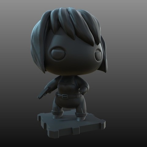 Download free STL file Ghost In The Shell Motoko (Stand Alone Complex ...