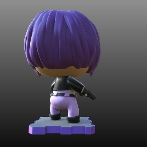 Download free STL file Ghost In The Shell Motoko (Stand Alone Complex ...
