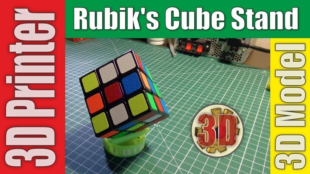 Free STL file Rubik's Cube Stand・3D print design to download・Cults