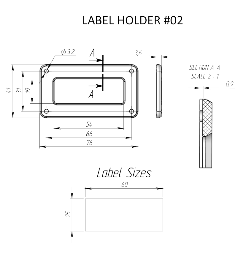 Free STL file Label Holders・3D printing model to download・Cults