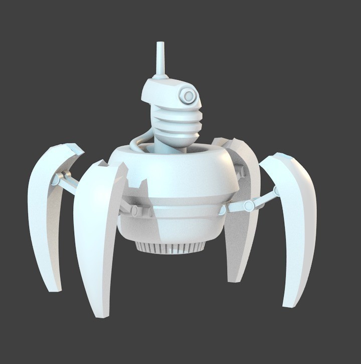 Free STL file Crab Droid・Template to download and 3D print・Cults