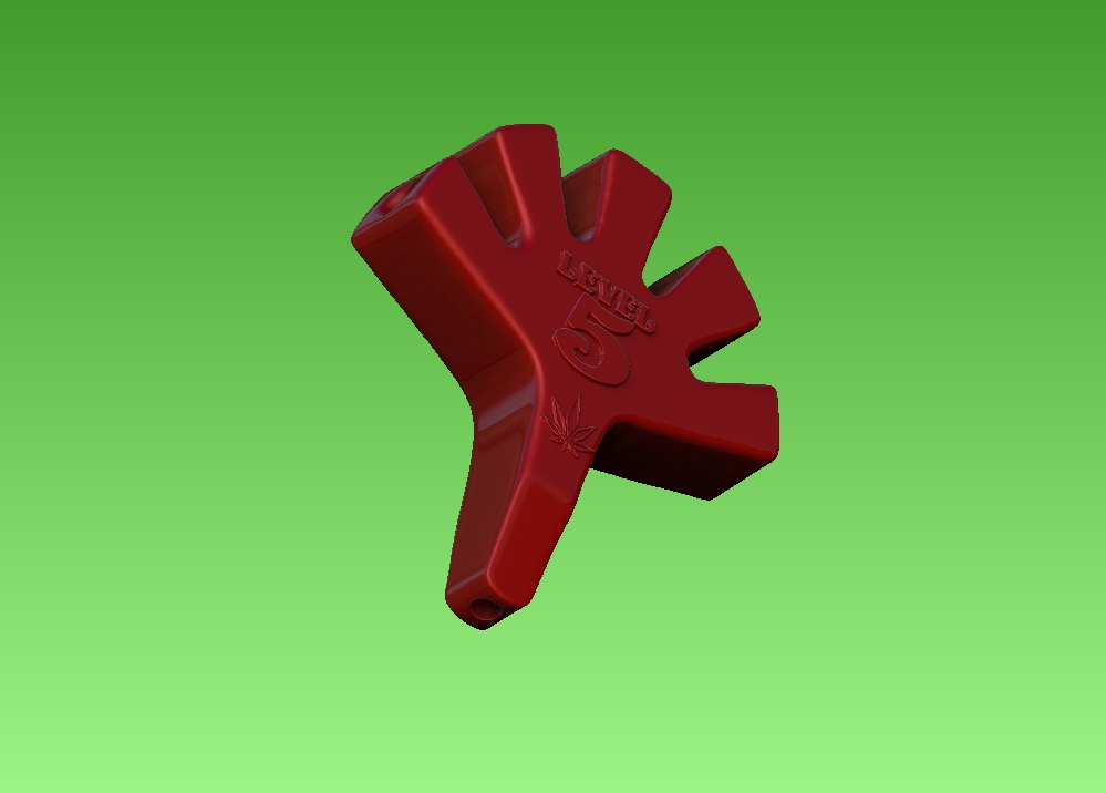 STL file LEVEL 5 BLUNT OR JOINT HOLDER/PIPE 🎚️・3D print design to