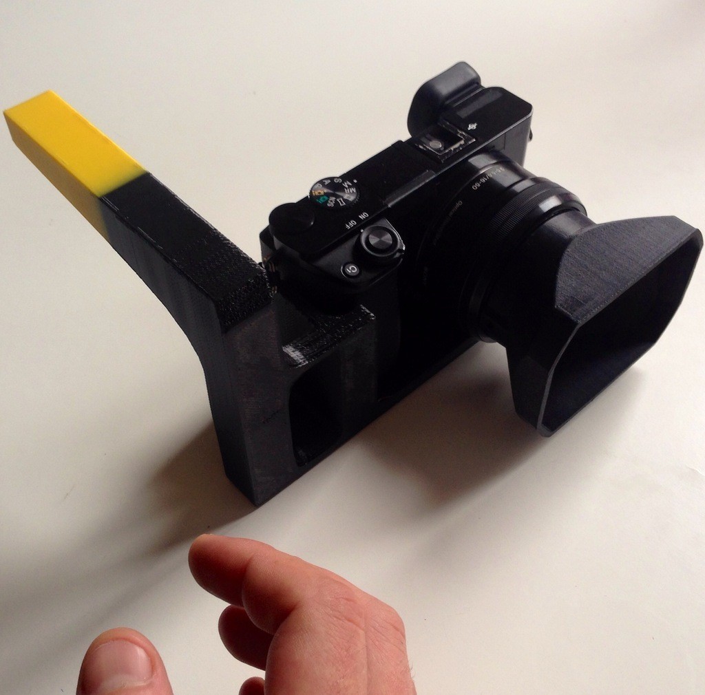 Free STL file Best Hand Stand for Sony a6000・3D printable object to ...