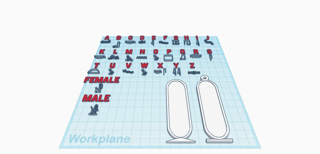 Free 3D file Remix of Egyptian Cartouche lesson・3D printer design to ...