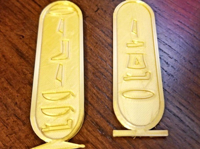 Free 3D file Remix of Egyptian Cartouche lesson・3D printer design to ...
