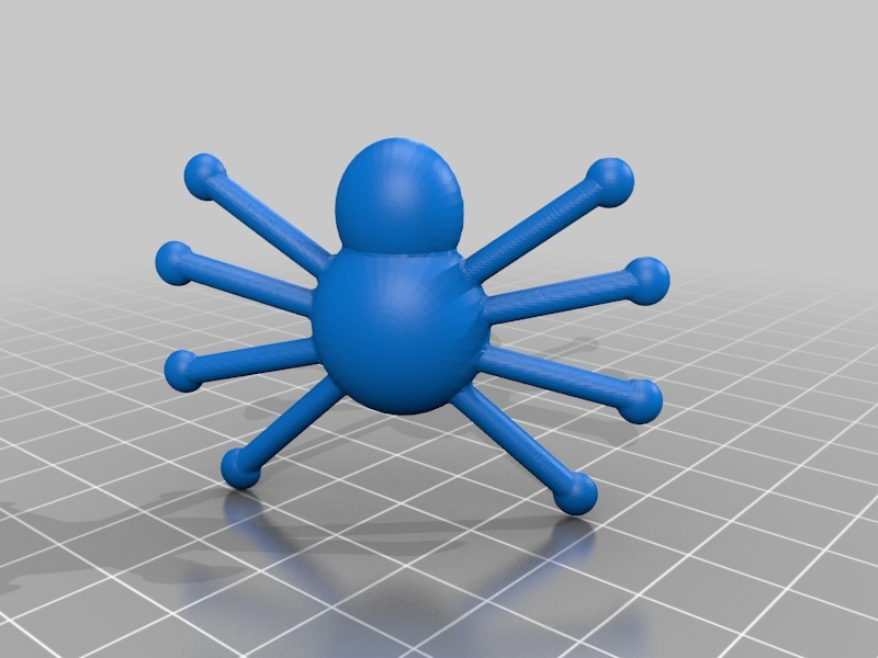 Free 3D file spider (simple easy print)・3D printable model to download・Cults