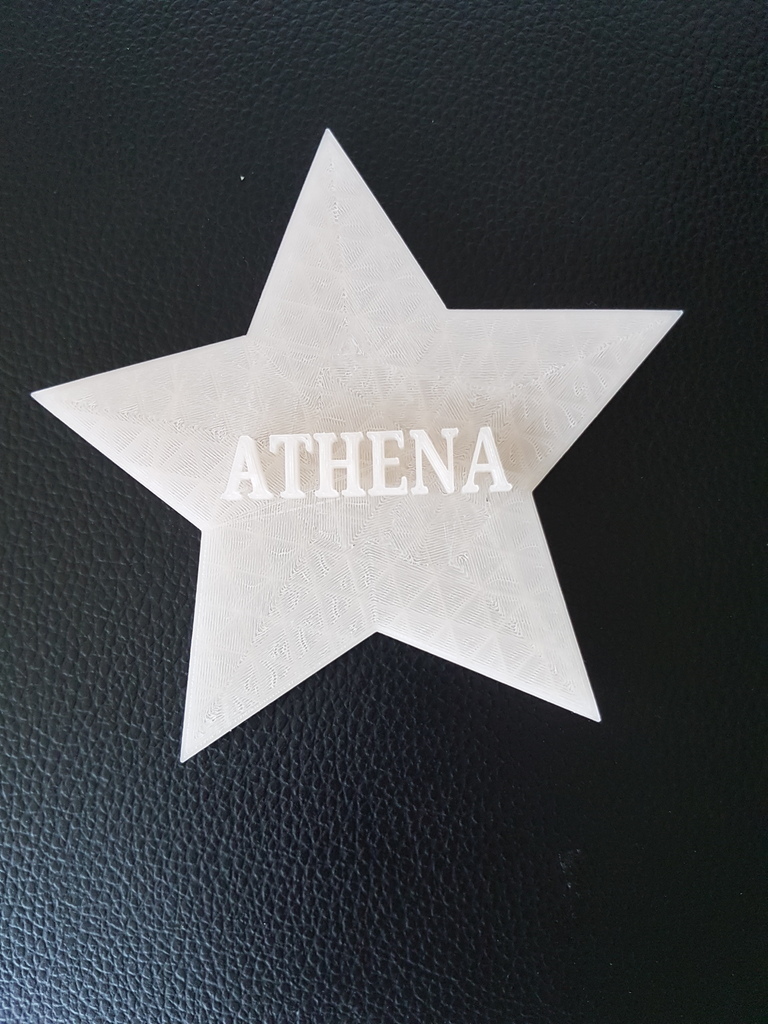 Free 3D file Athena Star・Model to download and 3D print・Cults
