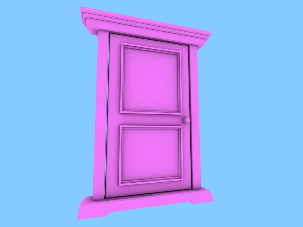 Free STL file Doraemon's Anywhere Door (real ver)・3D print design to