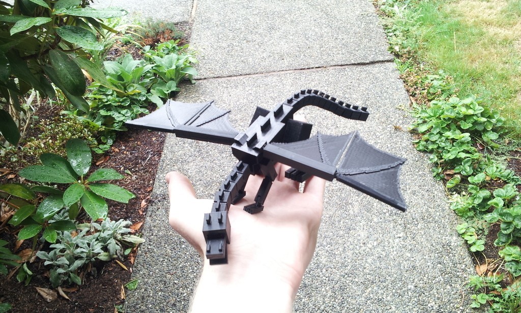 STL file MINECRAFT ENDER DRAGON 🐉・3D printing design to download・Cults