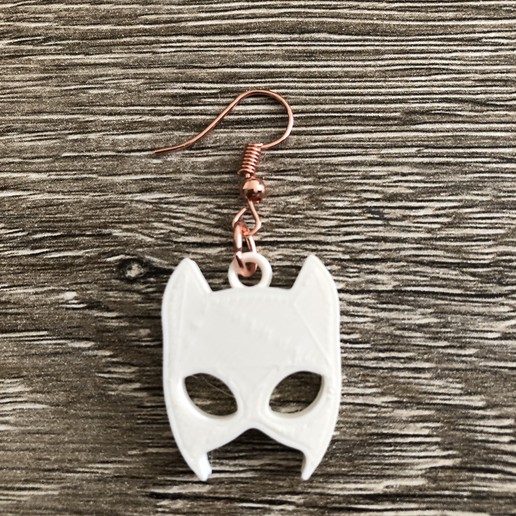 Download free 3D printer designs Catwoman earrings ・ Cults