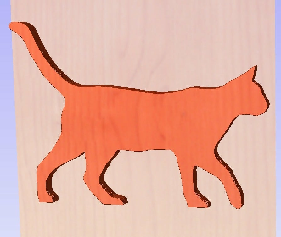 Free STL file Cat For Door Frame・Template to download and 3D print・Cults