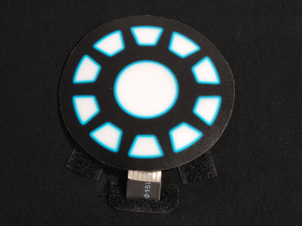 Free STL file Wearable Arc reactor for Electroluminescent Tshirt 👕・3D ...