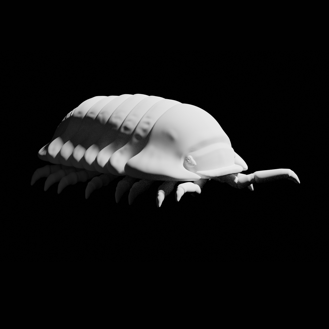 STL file Cubaris Rubber Ducky Isopod Roly Poly・3D printable design to