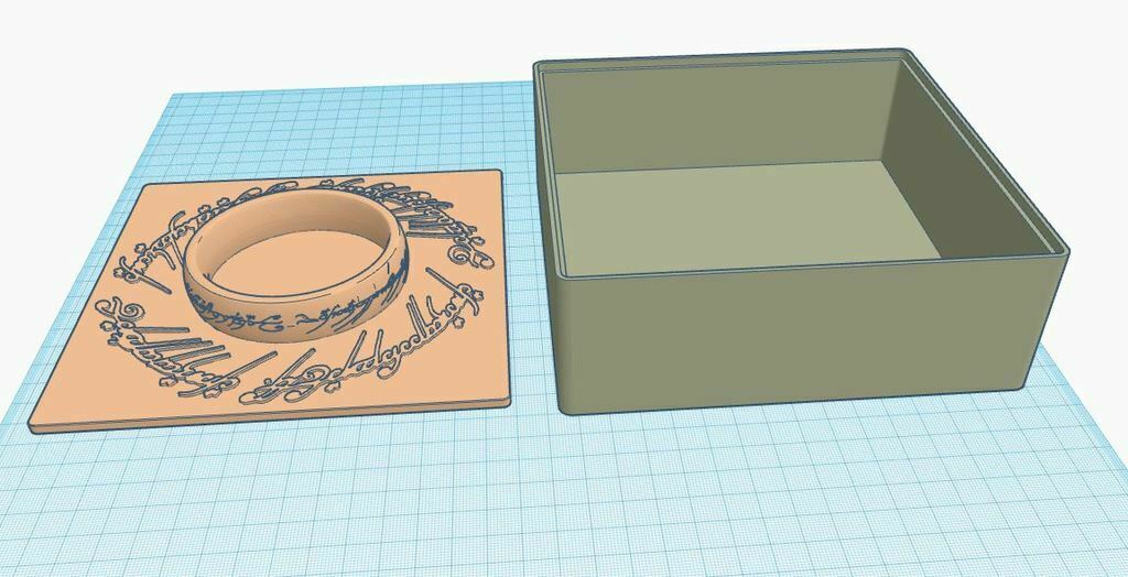 Free 3D file One Ring to Rule Them All Gift Box・3D printable design to ...