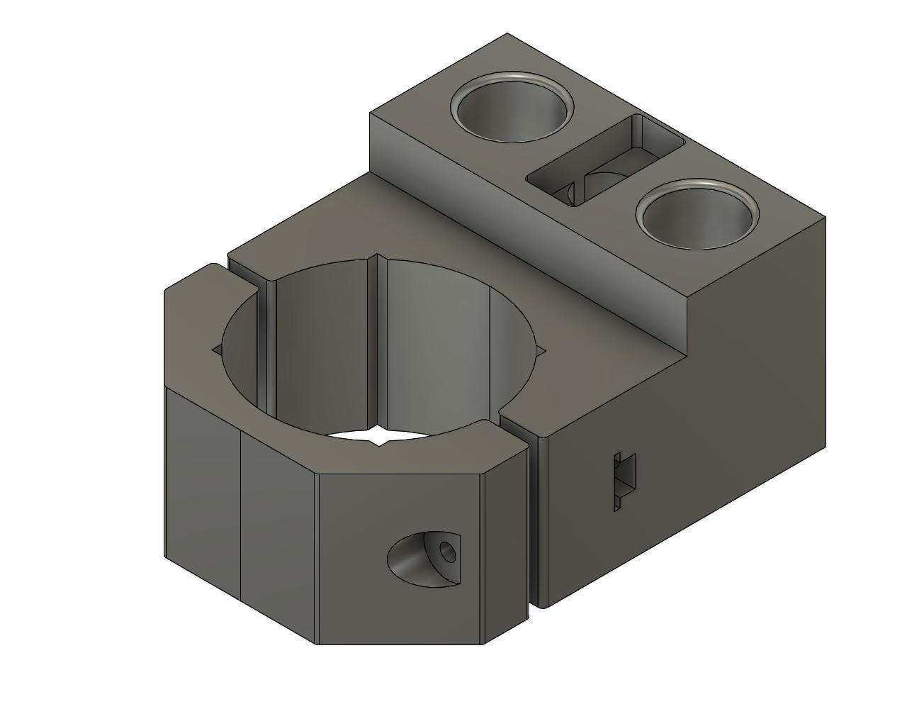 Fichier STL CNC 3018 3D Printed Spindle Motor Holder Part・Objet