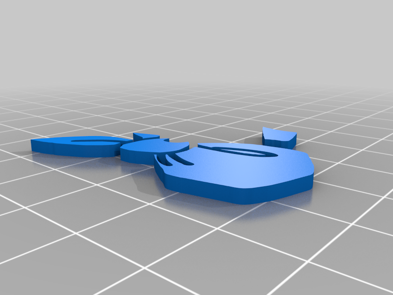 Free STL file Badge calimero 📛・3D printer model to download・Cults