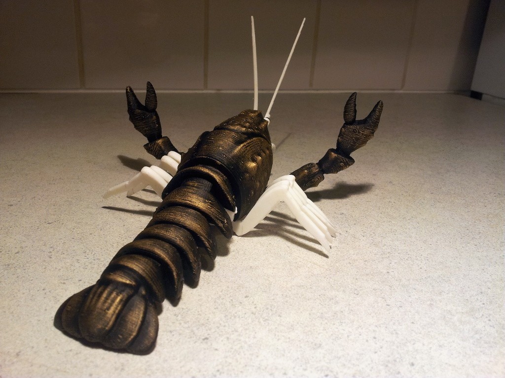 Free STL file Articulated Crayfish 🦞・Model to download and 3D print・Cults