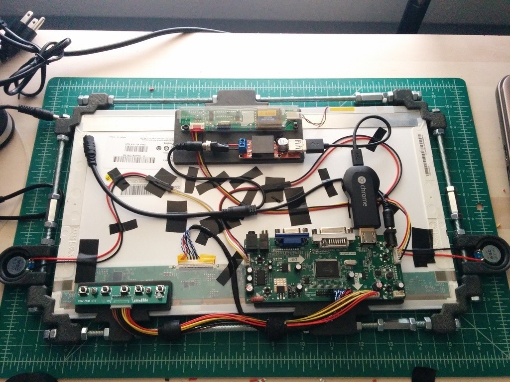 Free STL file Laptop LCD Panel Skeleton Frame・3D print object to ...
