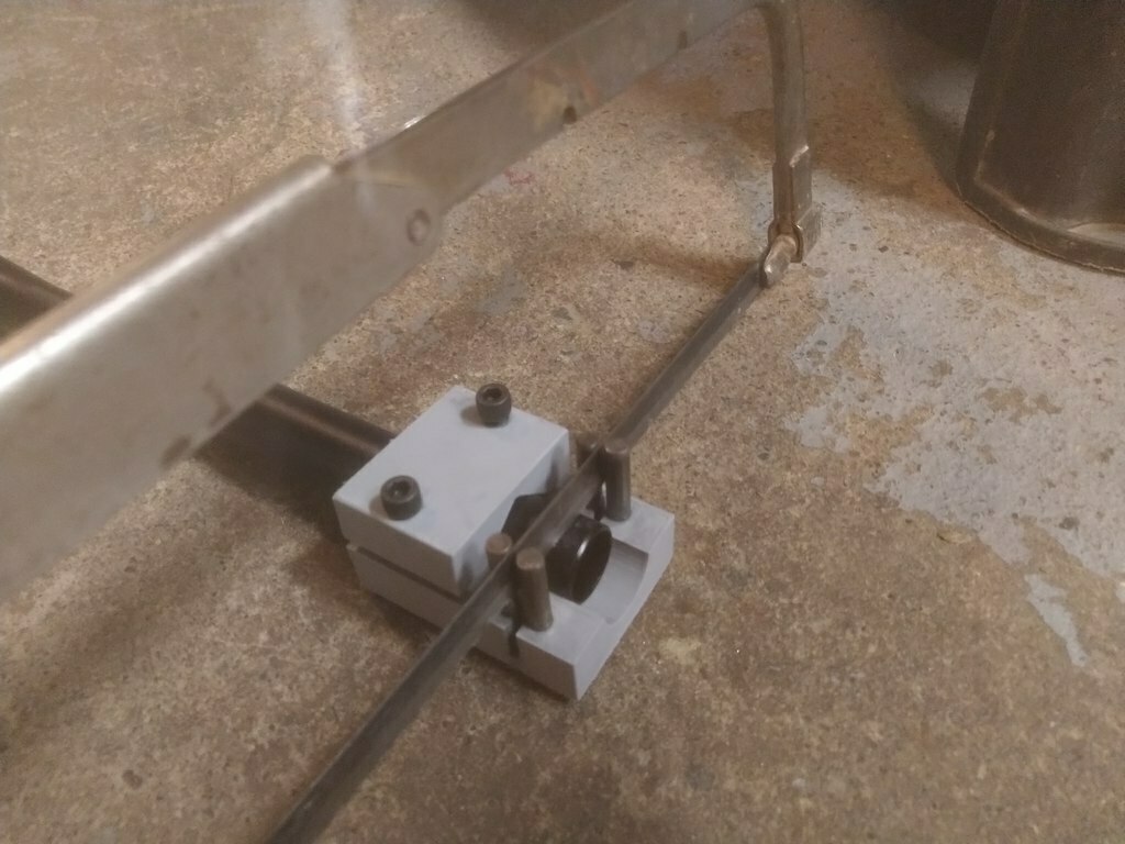 Free 3D file MTB (bicycle) handlebar cutting guide・3D printer design to