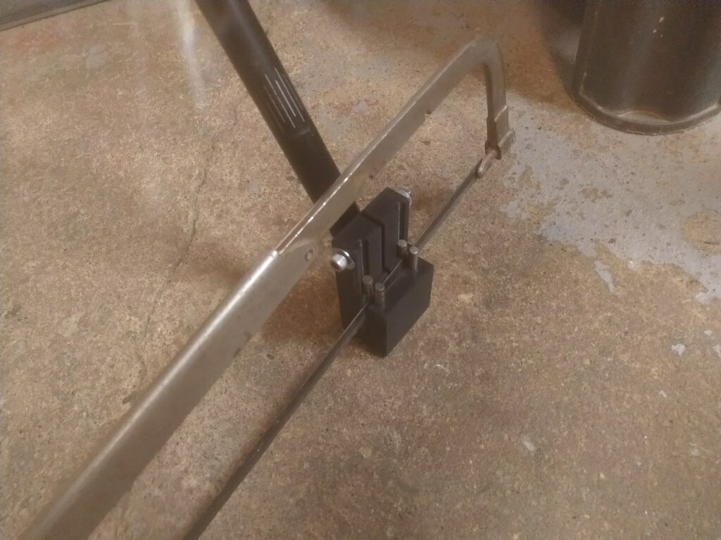 Free 3D file WTB Padloc MTB grip handlebar cutting guide・Template to