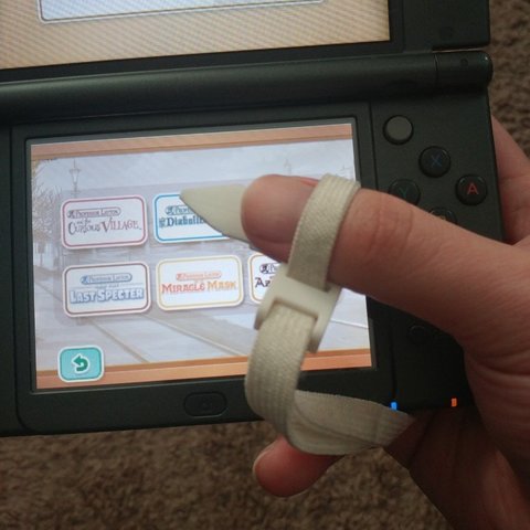 Download free STL file Thumb Stylus for Nintendo DS and 3DS wrist strap ...