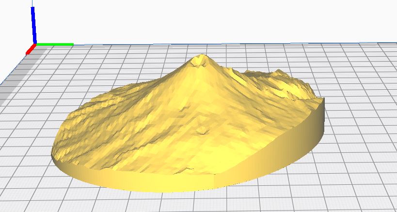 STL file Popocatepetl Volcano・3D printing design to download・Cults