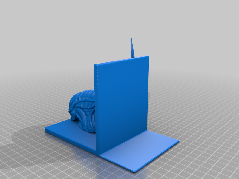 Free STL file Alien Xenomorph Bookends (Left and Right) 👽・3D printer