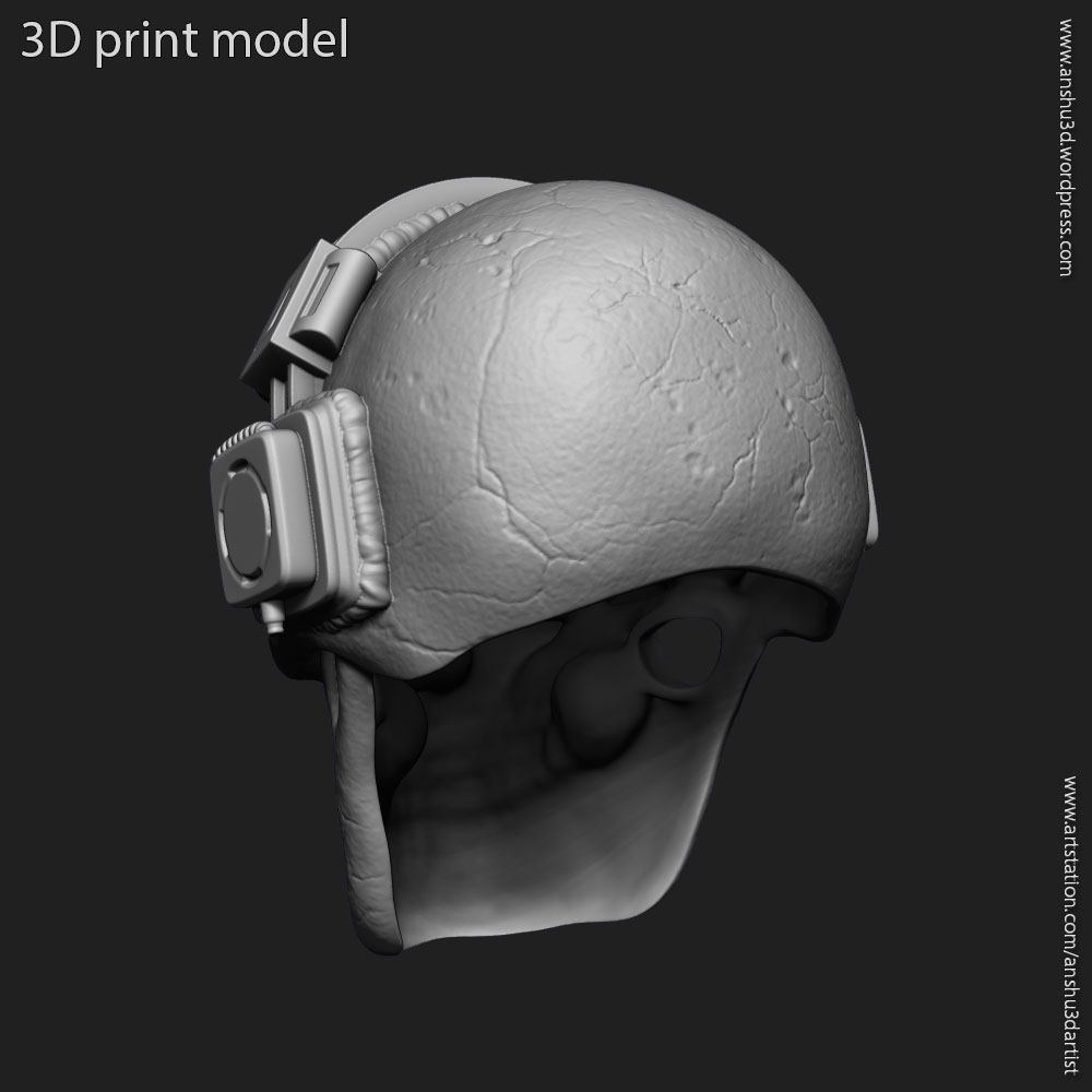 3D file skull with headphone vol3 pendant 💀・Design to download and 3D ...