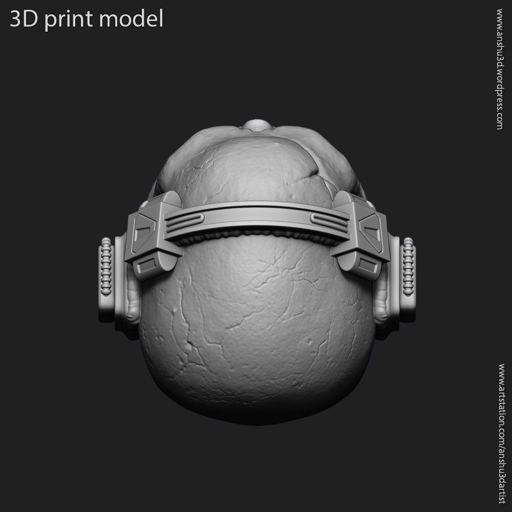 3D file skull with headphone vol3 pendant 💀・Design to download and 3D ...