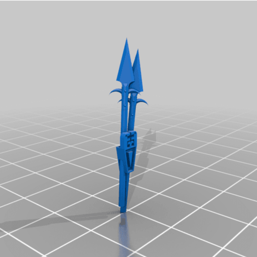 Download free STL file Saurian Skinks Javelin Quiver + Javelin Alone