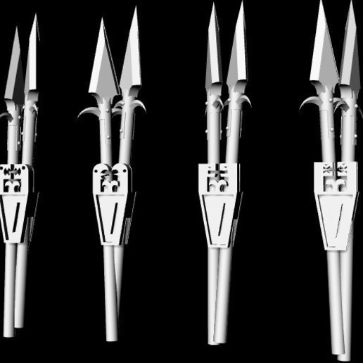 Download free STL file Saurian Skinks Javelin Quiver + Javelin Alone