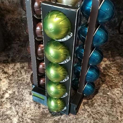 Download free STL file Nespresso Vertuo larger pod Holder • 3D printer