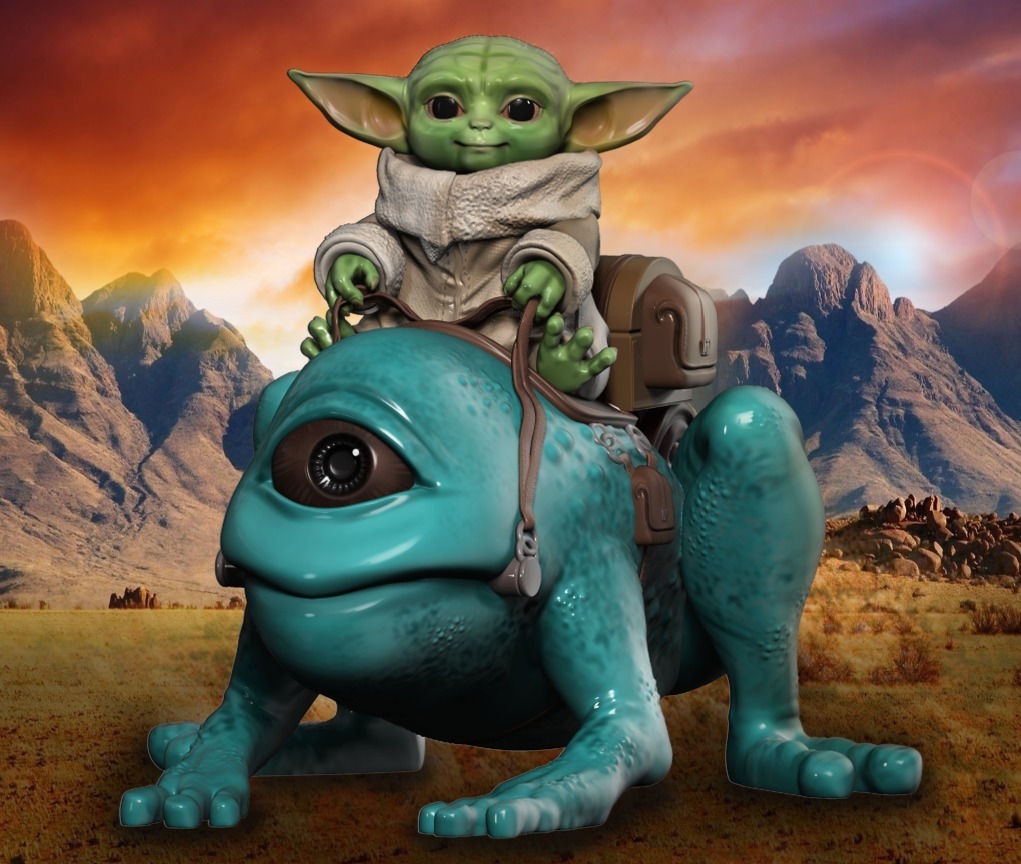 Télécharger fichier STL Bébé Yoda • Plan pour imprimante