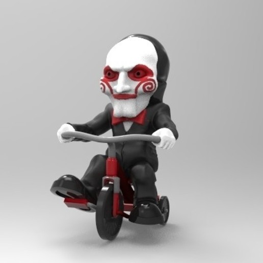 figurine saw tricycle