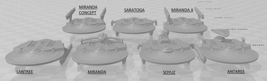 Free STL file Miranda class & variants 🖖・3D print model to download・Cults