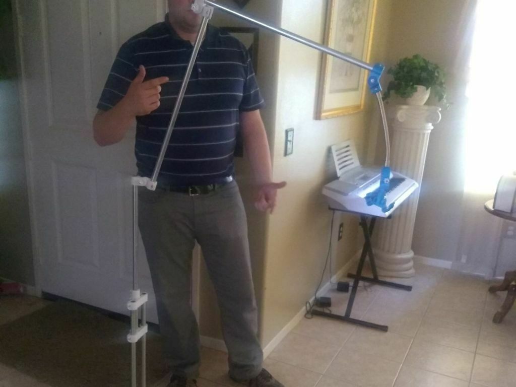 Free STL file Ventilator Circuit Support Arm・3D print design to