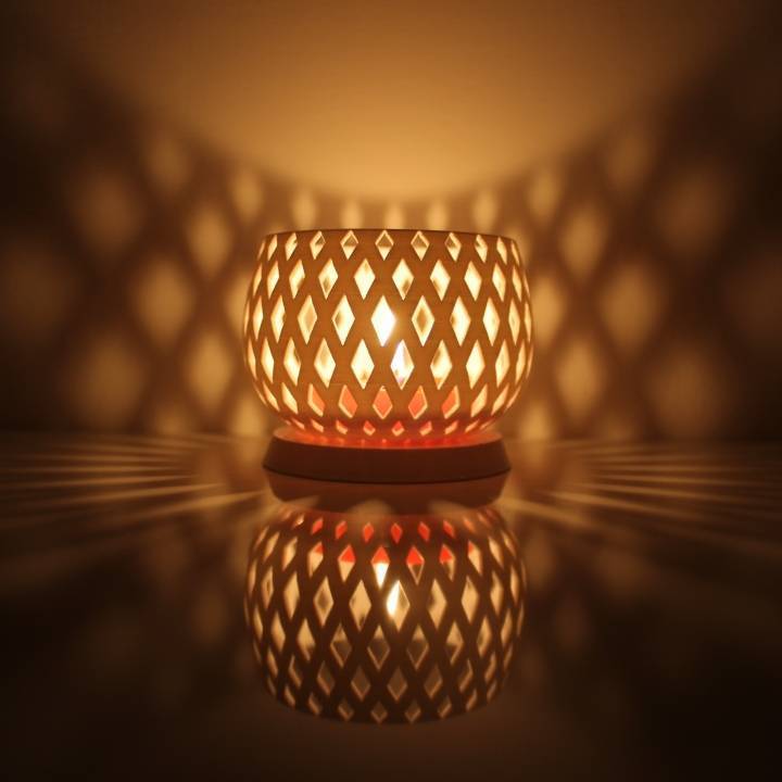 Free STL file Candle Holder 04・3D printable object to download・Cults