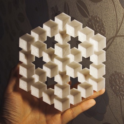 Download free 3D printing templates Penrose Cube Illusion ...