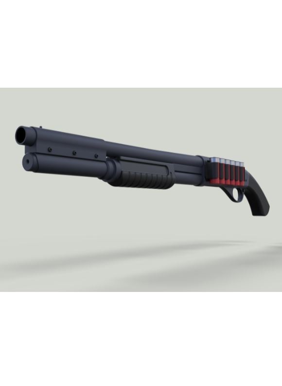 3D file Shotgun・3D printing template to download・Cults