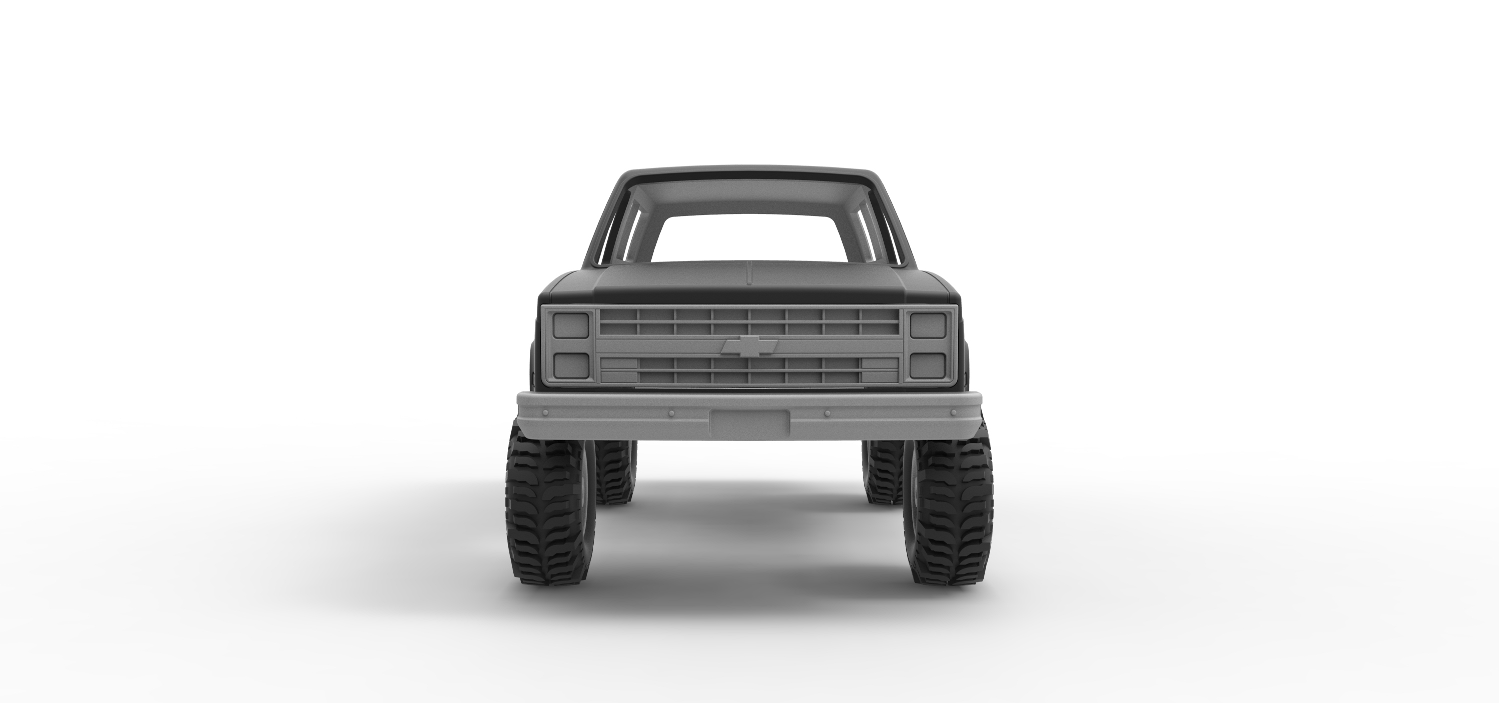 3D file Diecast shell and wheels 1988 Chevrolet Blazer K5 Scale 1 to 25 ...